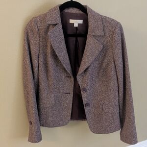 Caslon Heathered Purple Blazer